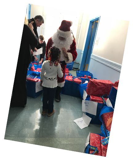 2014: Santa Greeting a Child